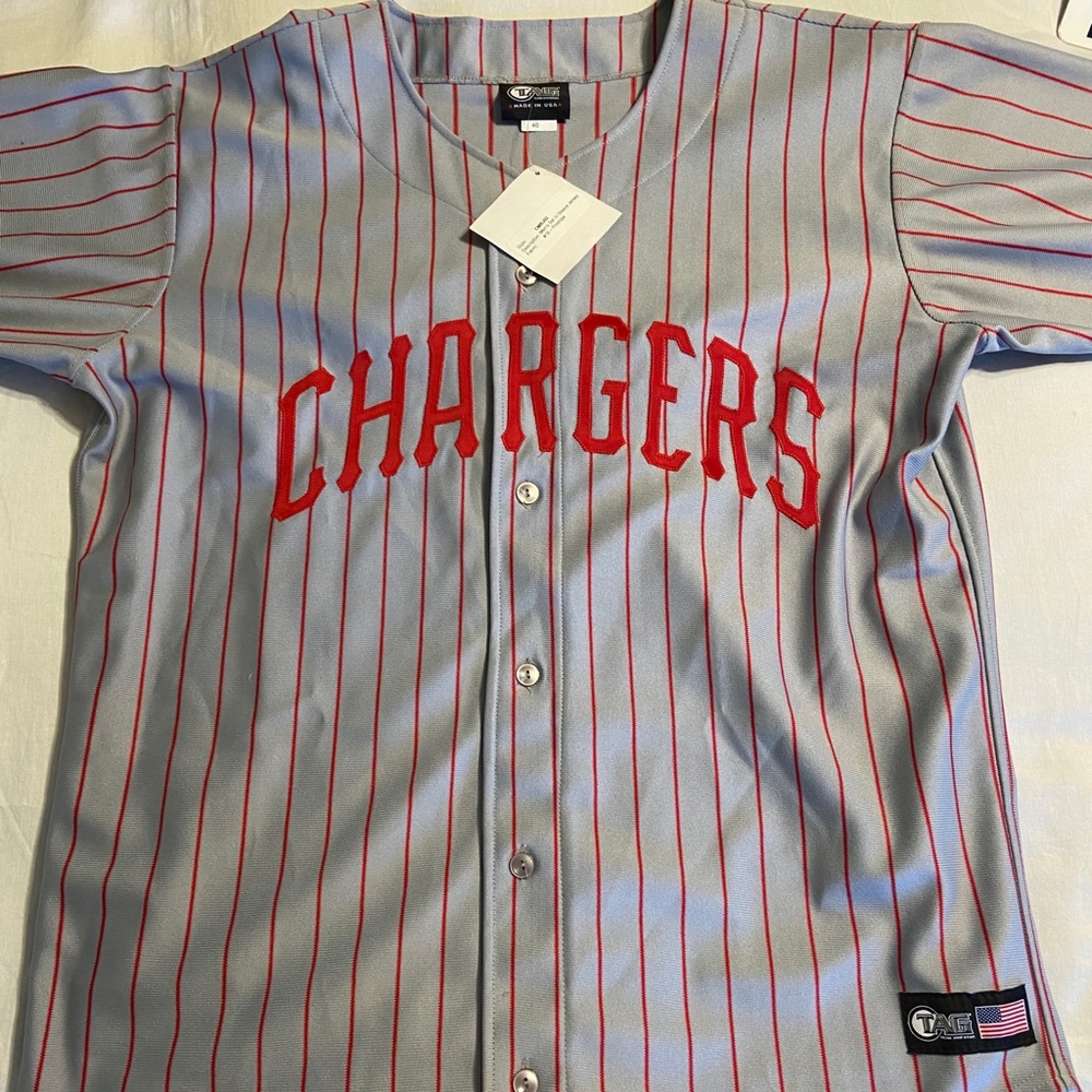 NWT Chargers Pinstripe Jersey